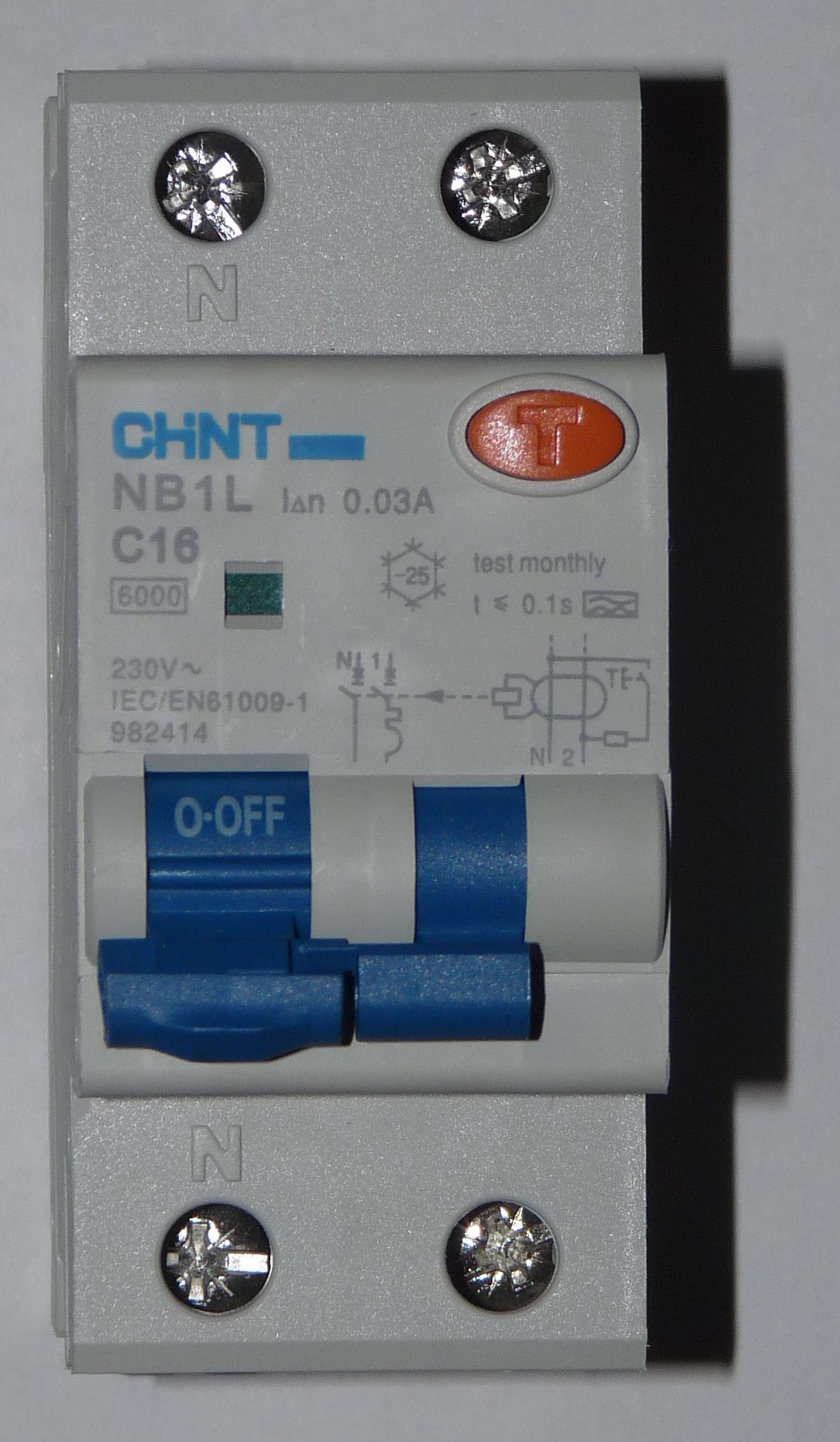 漏電遮断器（ELB/RCD）の例